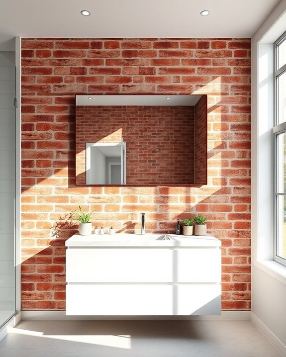 brick accent wall elegance