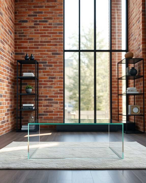 brick and glass fusion