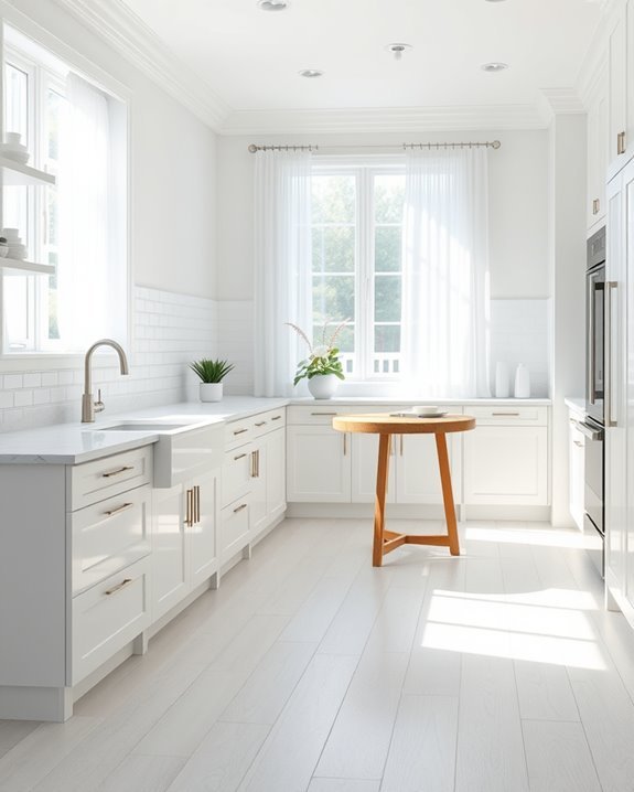 bright airy easy maintenance