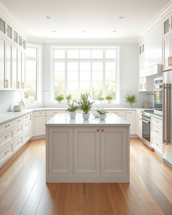 bright airy kitchen design