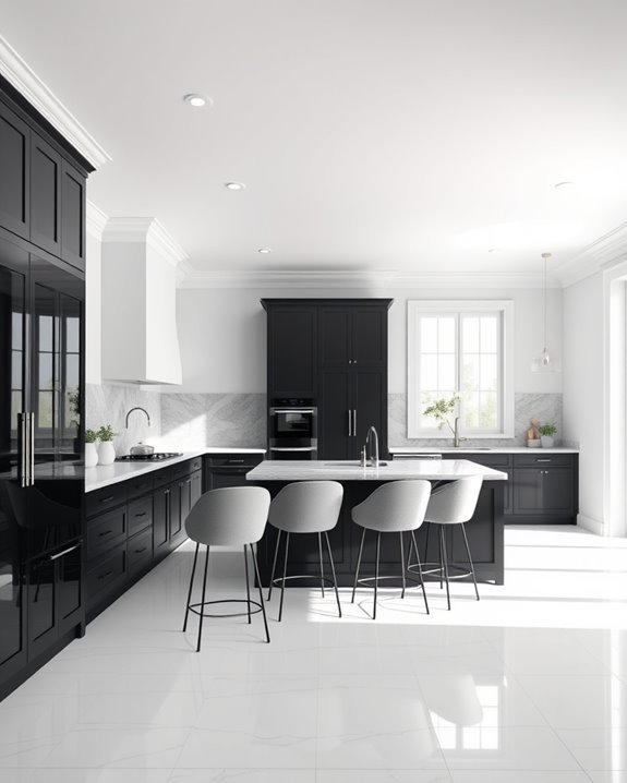 bright airy kitchen elegance