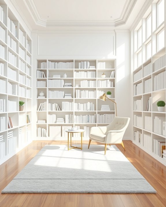 bright airy reading sanctuary
