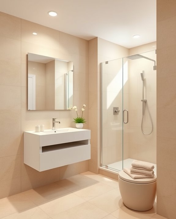 bright airy small bathroom