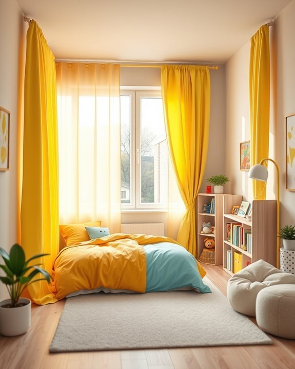 bright functional cheerful curtains