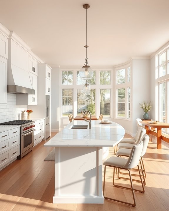 bright open inviting kitchen