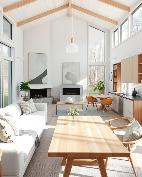 bright sustainable scandinavian retreat