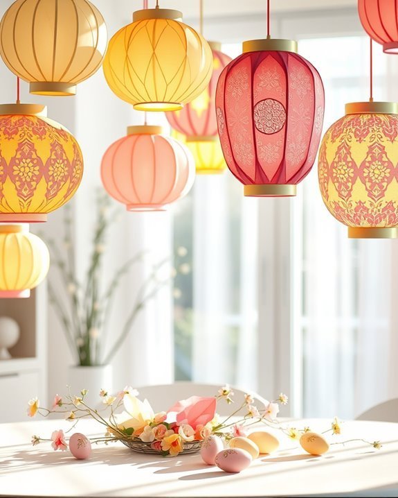 brighten easter with lanterns