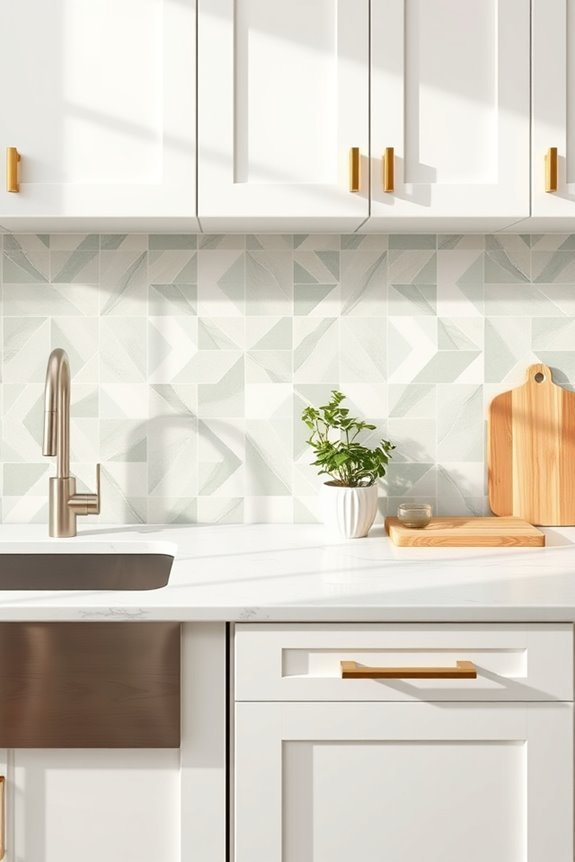 budget friendly kitchen backsplash option