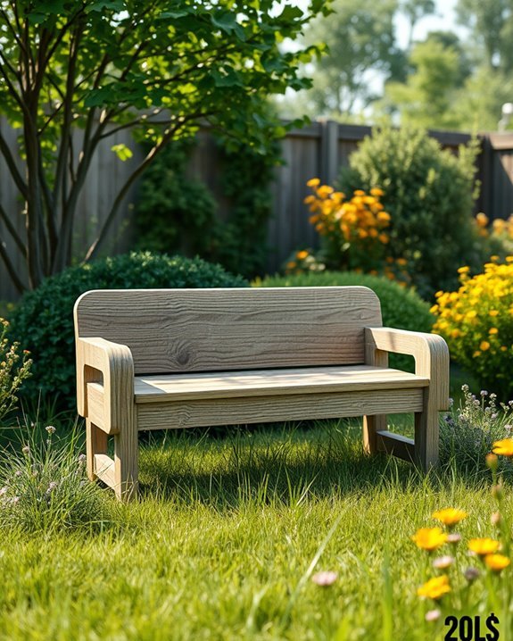 build a cozy bench