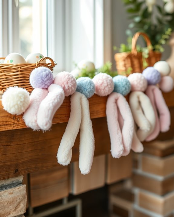bunny tail garland project