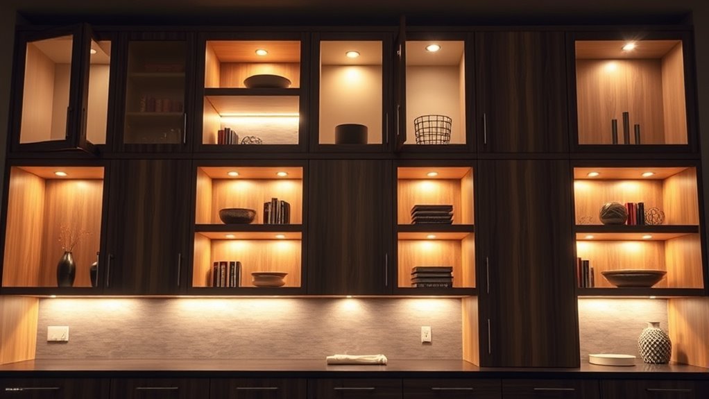 cabinet lighting design ideas