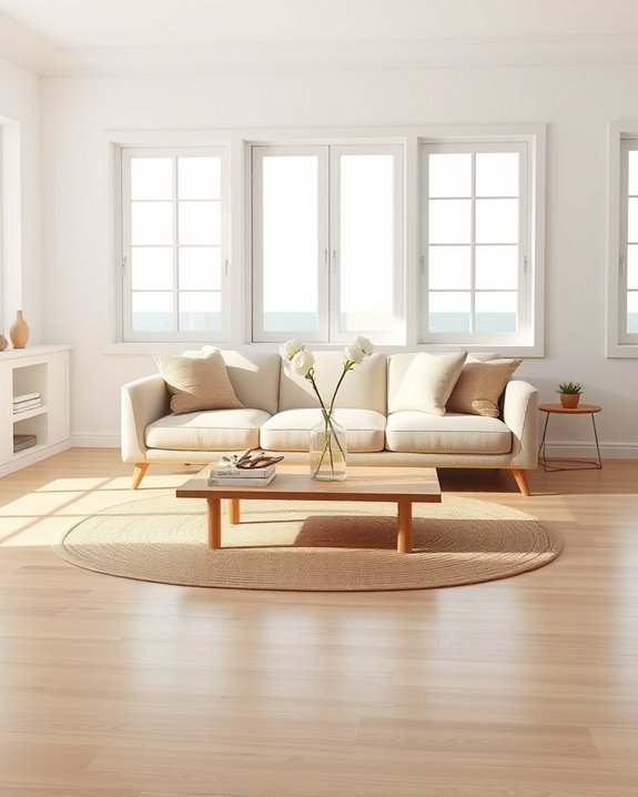calm coastal minimalist aesthetics