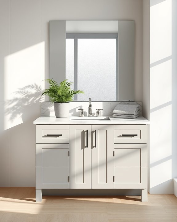 calm versatile bathroom aesthetic
