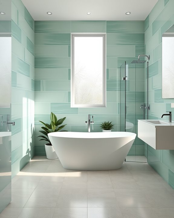 calming coastal bathroom retreat