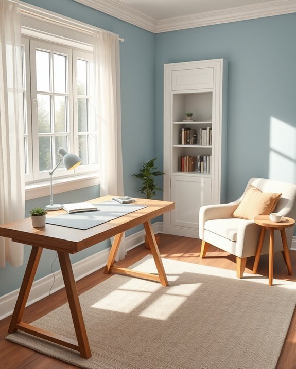 calming colors enhance productivity