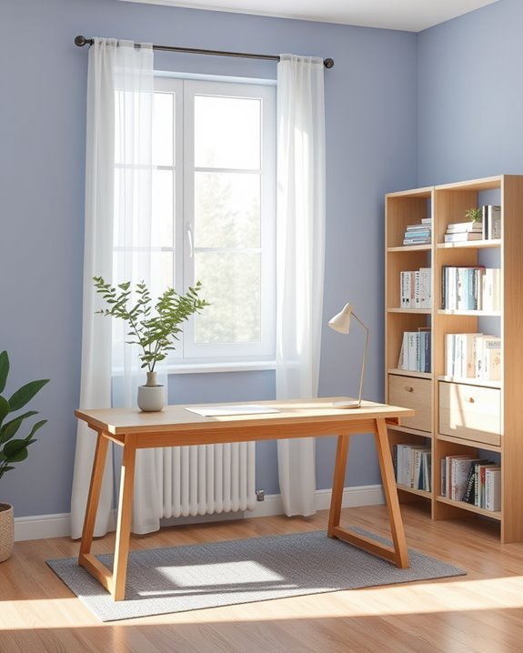 calming creativity in workspace