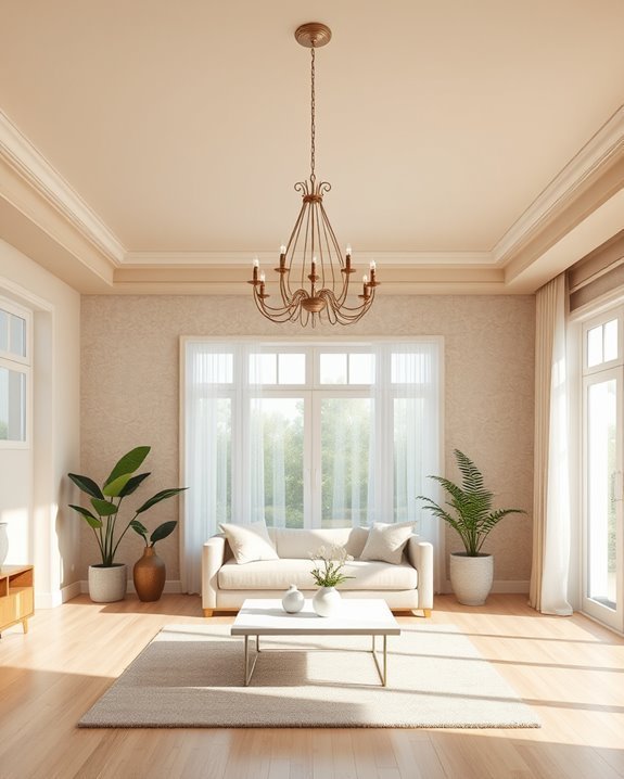 calming light taupe ambiance