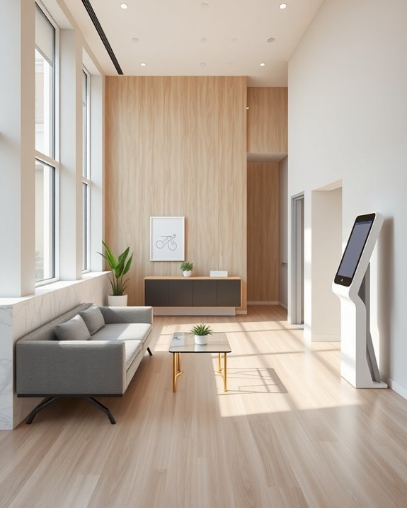 calming minimalist clinic design