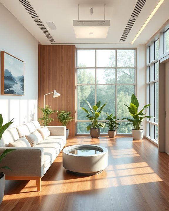 calming sound therapy ambiance