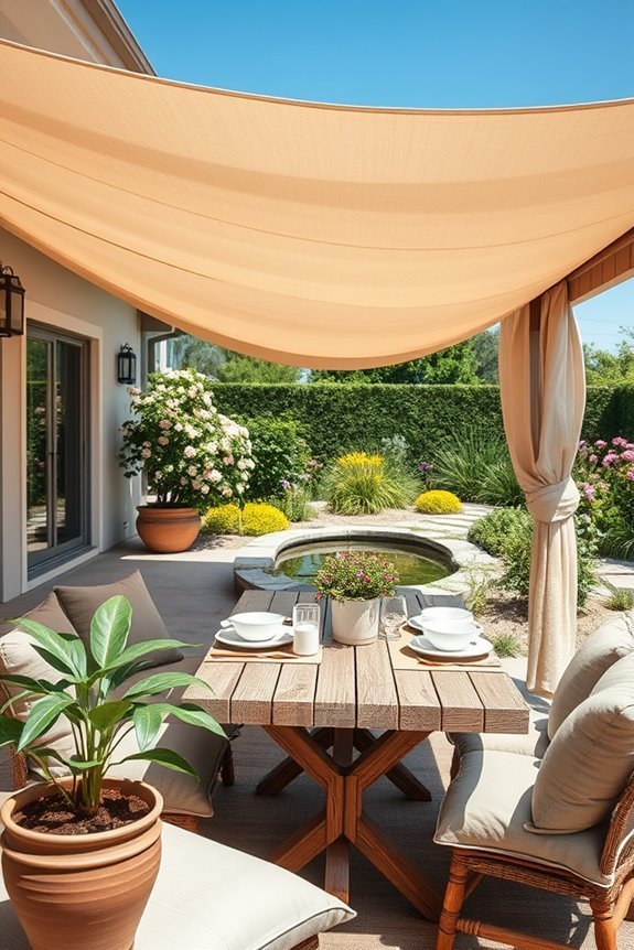 canopy options for shade