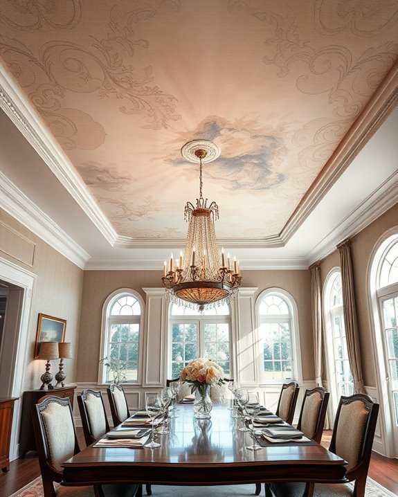 ceiling art transforming spaces