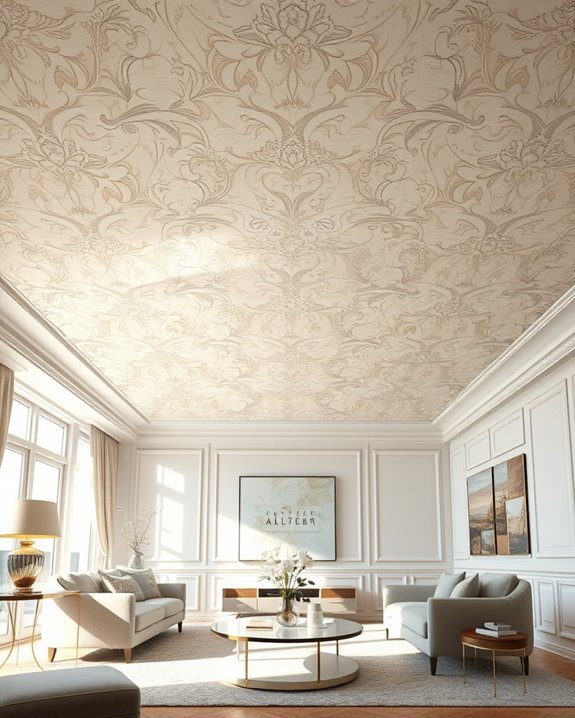 ceiling wallpaper design trends