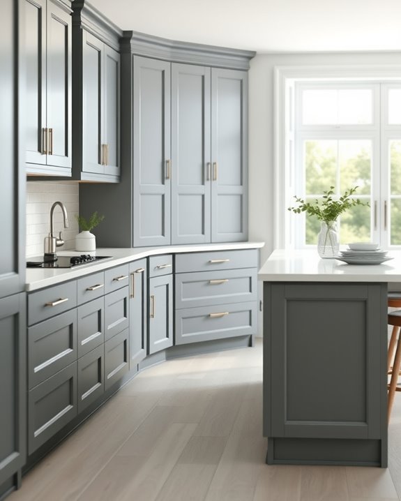 celadon green kitchen elegance