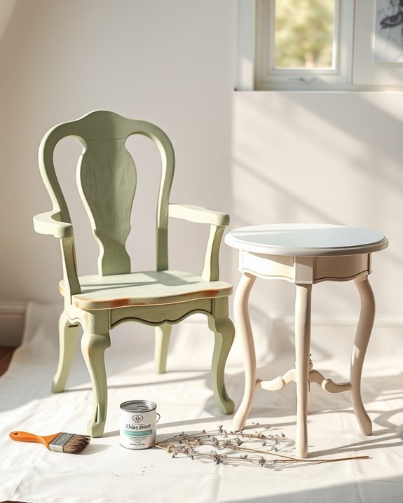 chalk paint furniture transformation