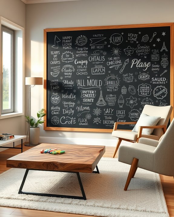 chalkboard paint creative decor