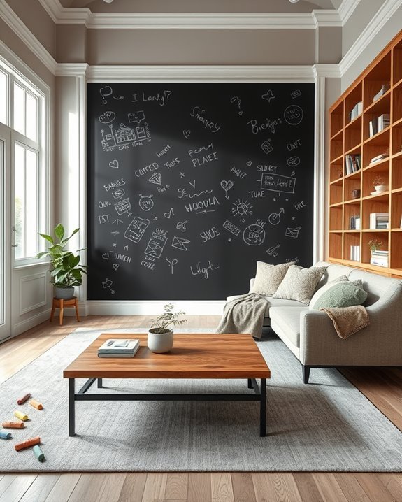 chalkboard paint for creativity