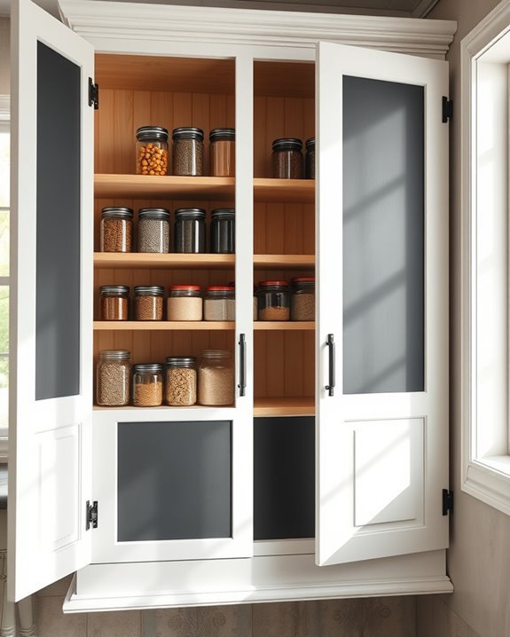 chalkboard paint for organization