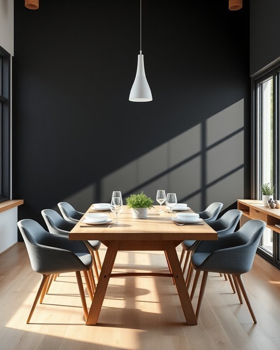 chalkboard wall creativity hub