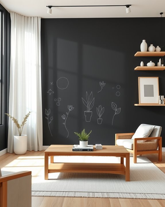 chalkboard wall diy project