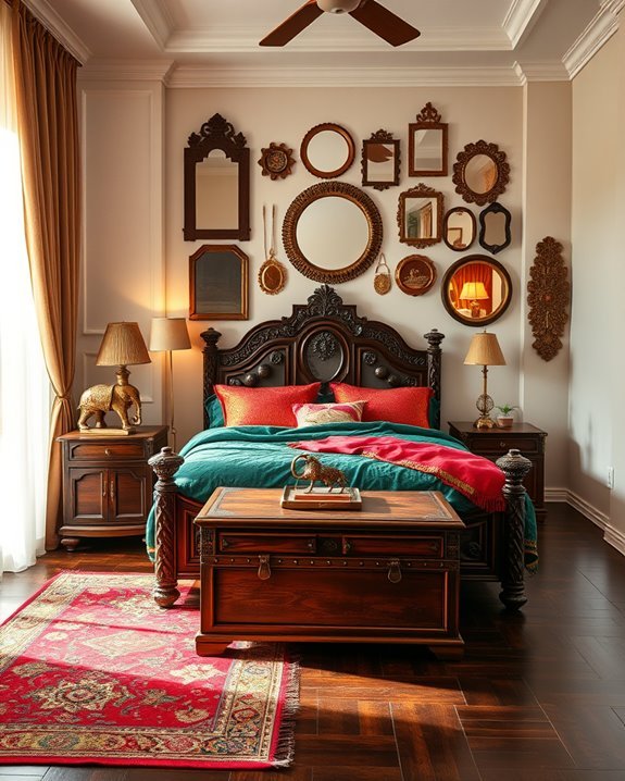 characterful antique bedroom decor