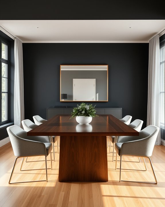 charcoal elegance enhances sophistication