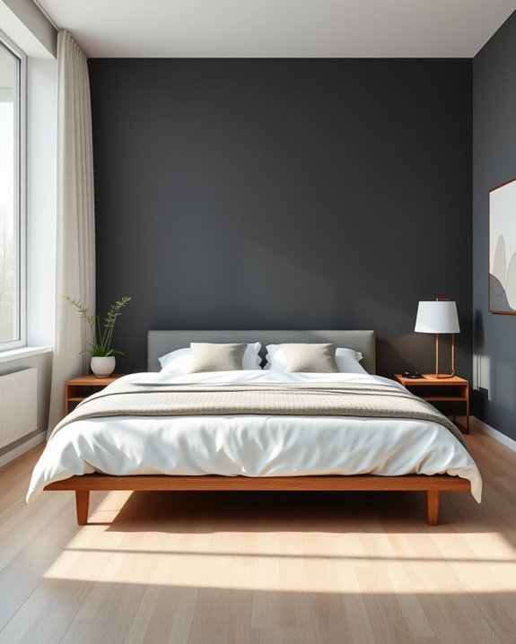 charcoal grey minimalist elegance