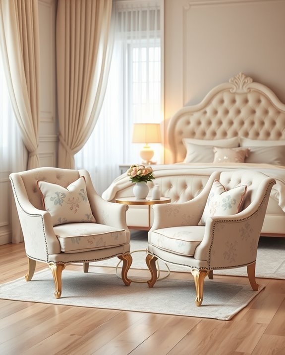 charming accent chairs enhance relaxation