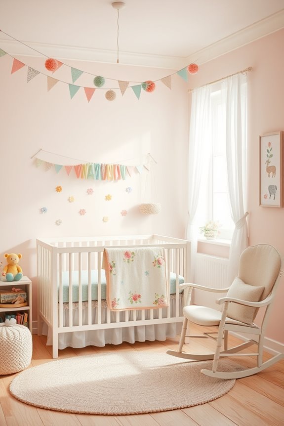 charming bunting for bedrooms