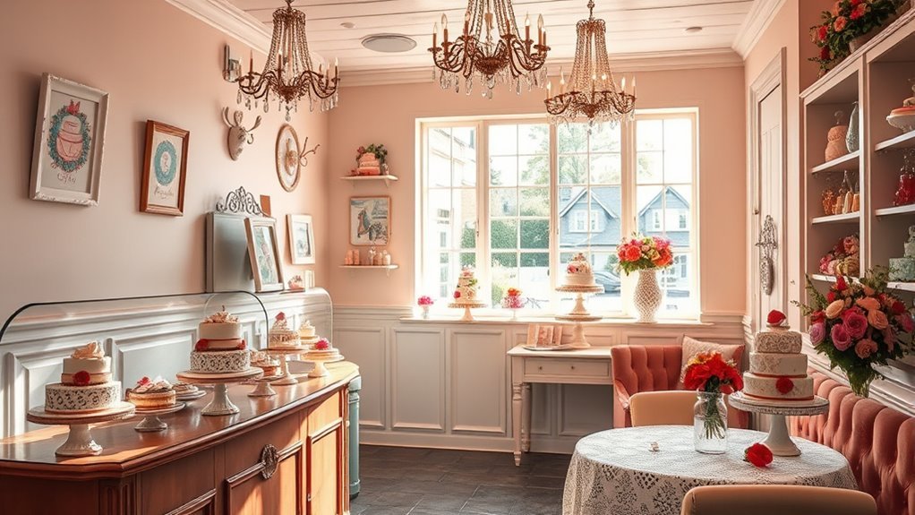 charming cake shop interiors