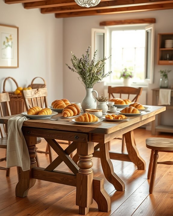 charming cottage core display