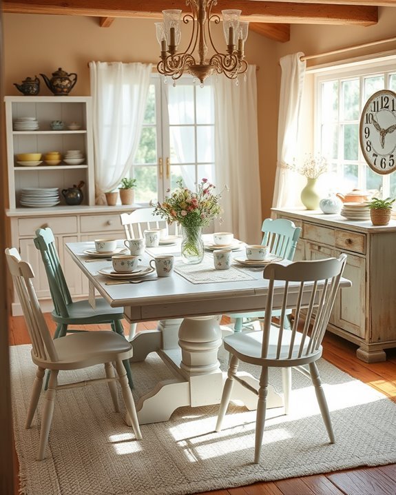 charming cottage style table settings