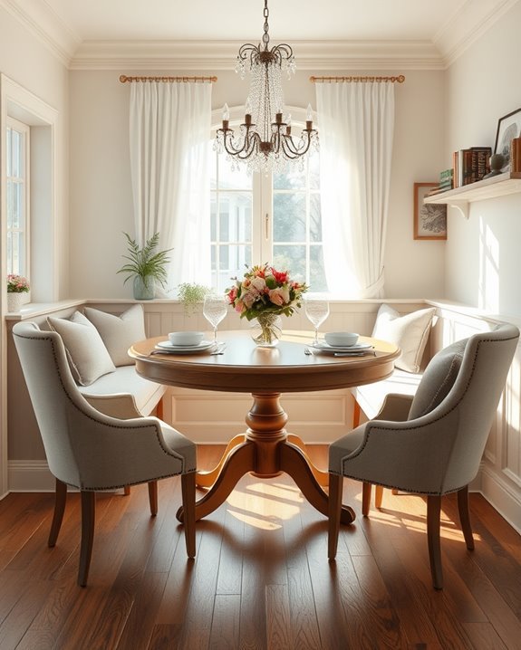 charming cozy breakfast nook
