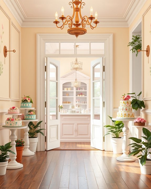 charming entrance attracts customers