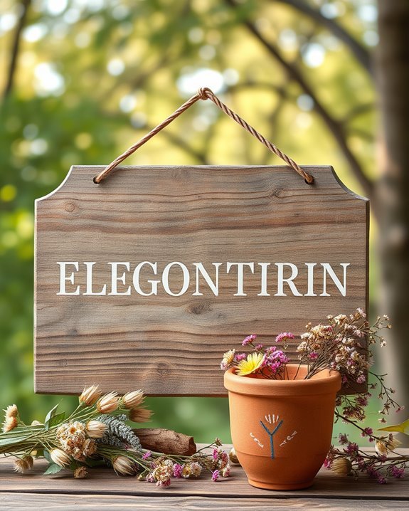 charming handcrafted rustic decor
