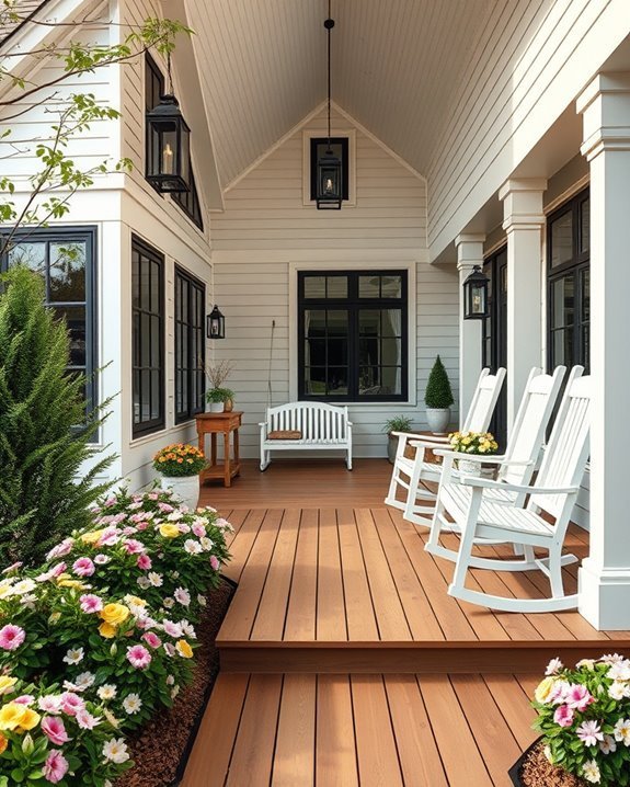charming large front porch