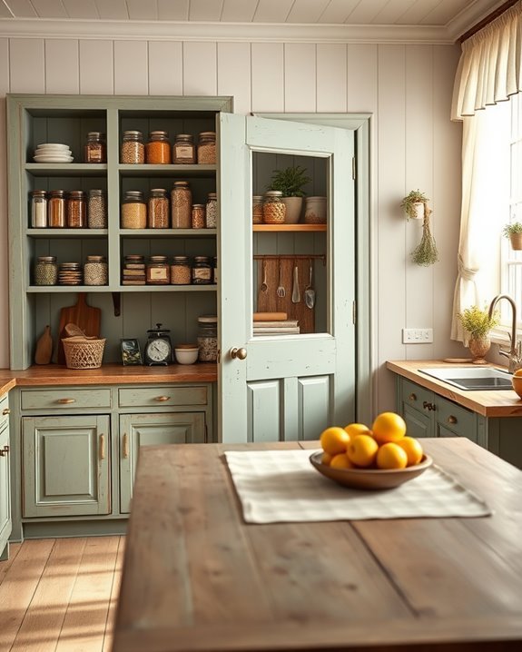 charming organized character filled pantry