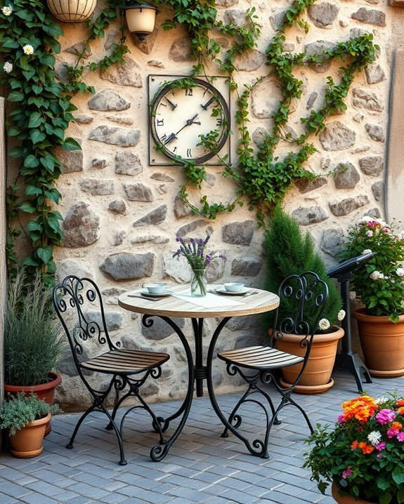 charming outdoor caf ambiance