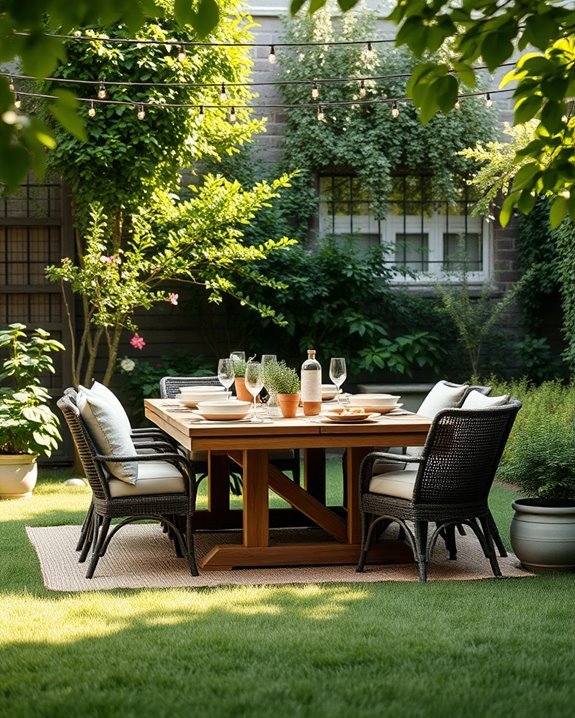 charming outdoor dining retreat