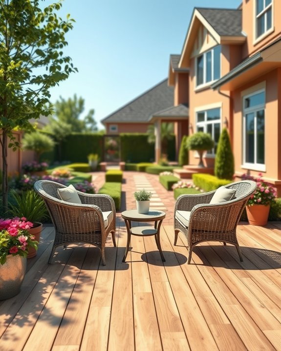 charming outdoor seating area