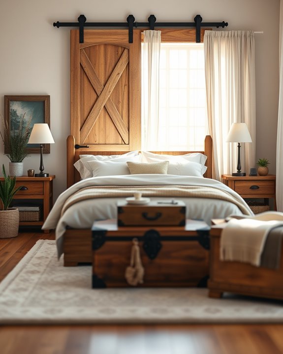 charming rustic sliding doors